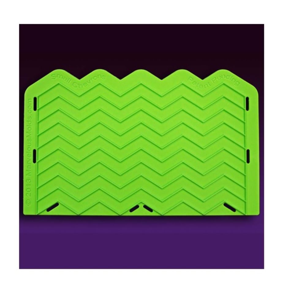 Marvelous Molds Fondantform Chevron Pattern