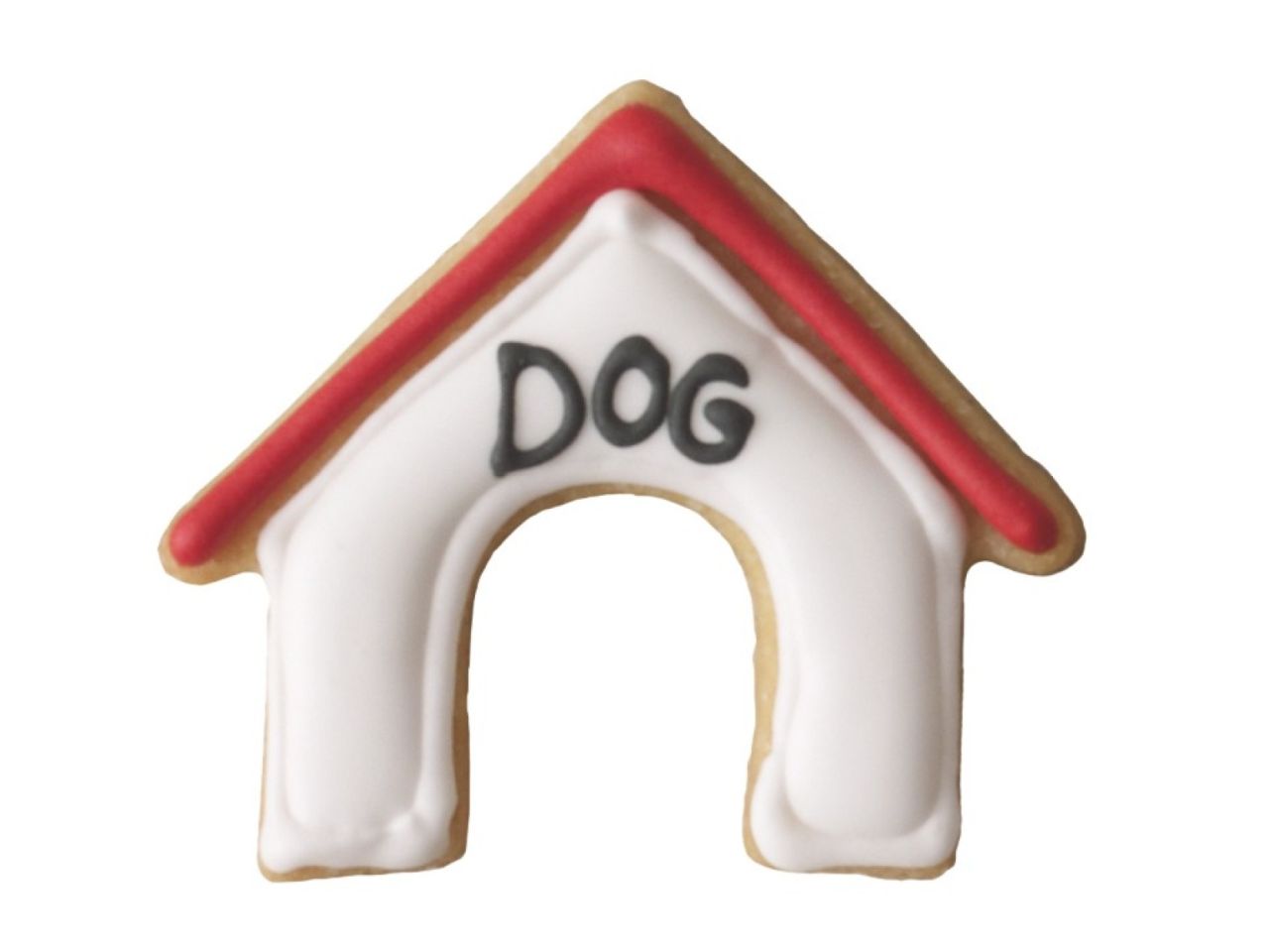 Plätzchen Ausstecher Hundehütte 6 cm