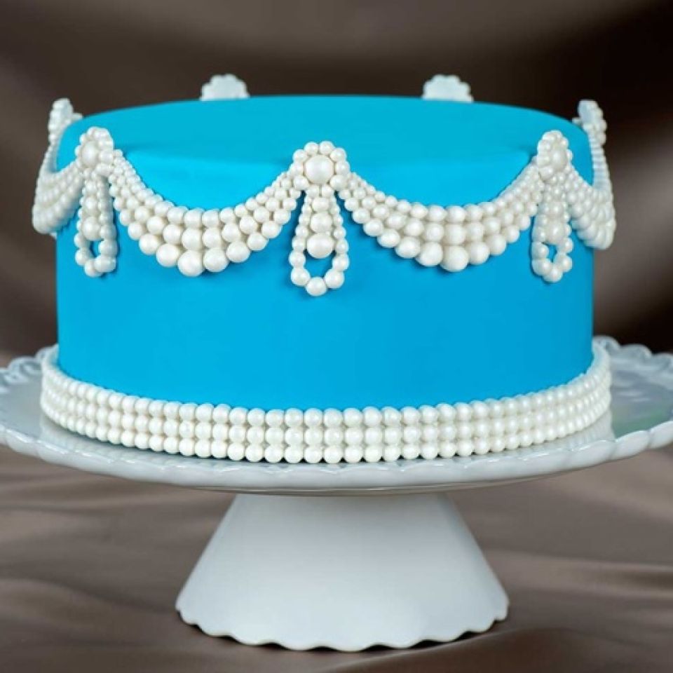Marvelous Fondantform Classic Pearl Swag
