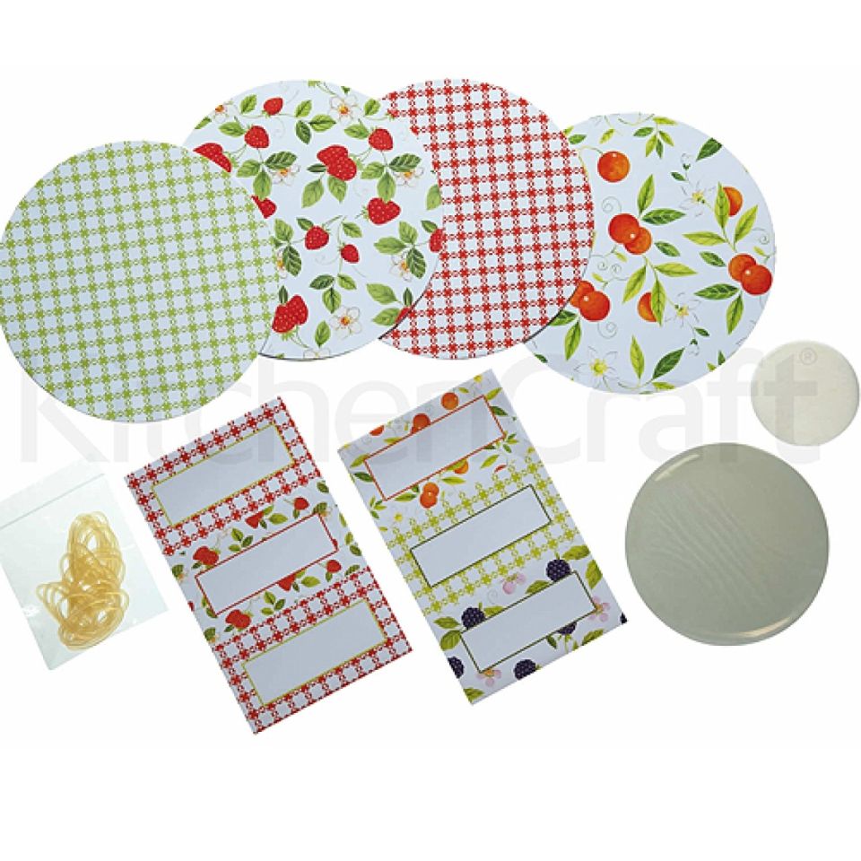 Home Made Set Früchte, Zubehör zum Einmachen, 24-tlg