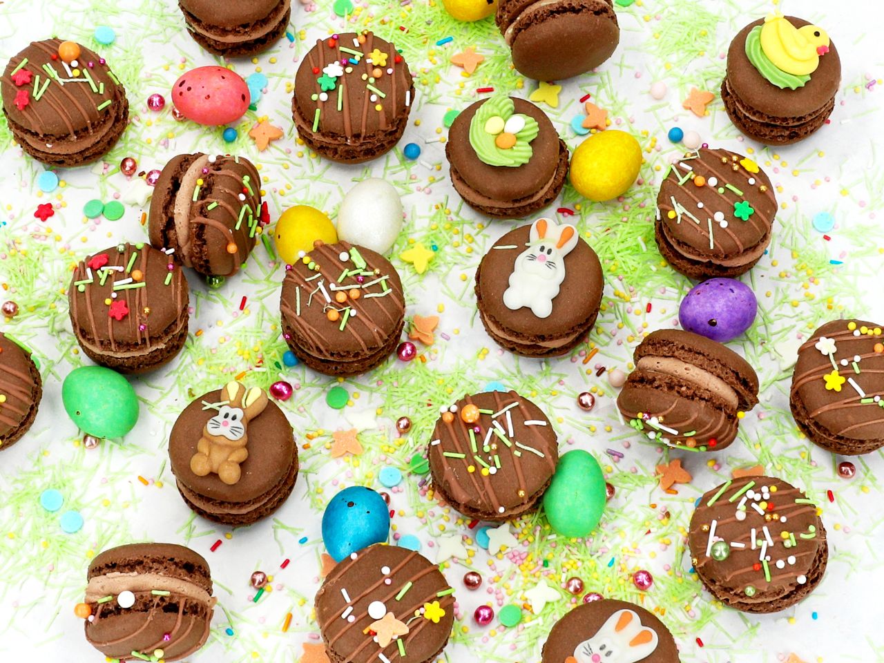 Hoppy Schoko-Macarons