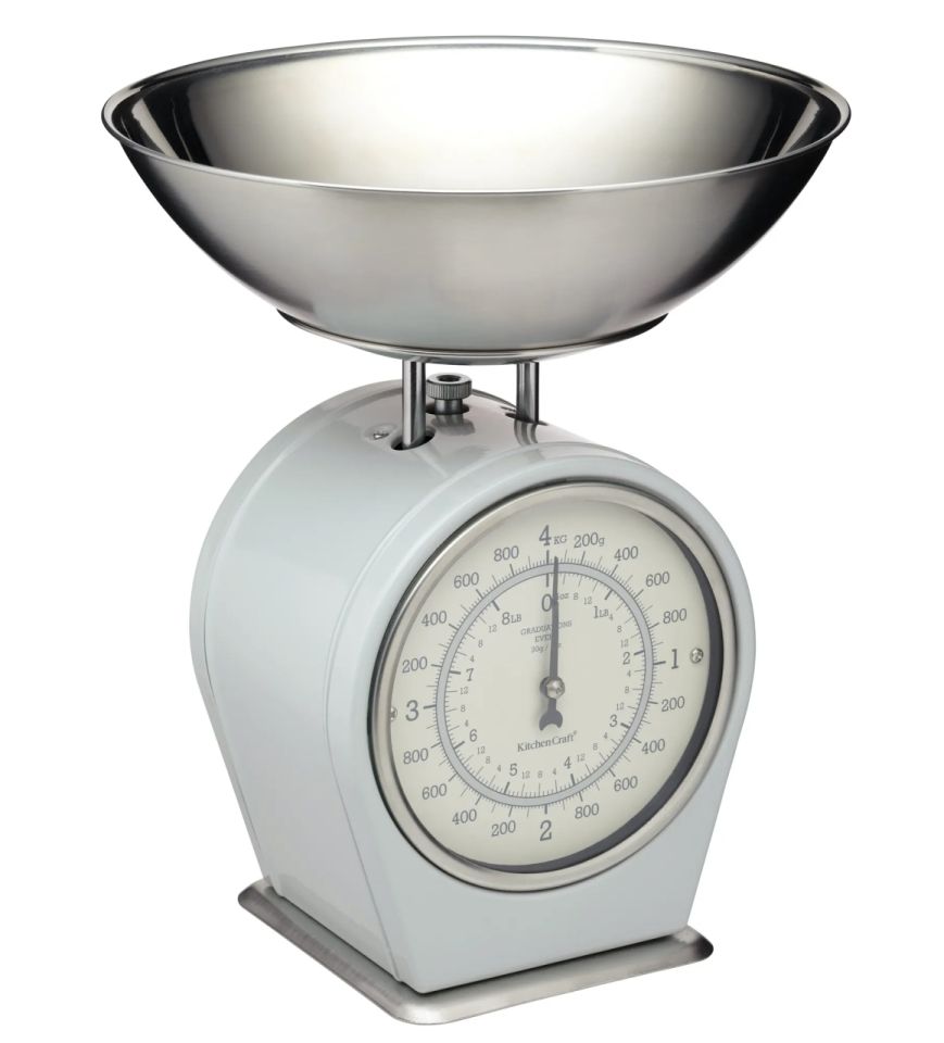 Küchenwaage bis 4 kg, Grau