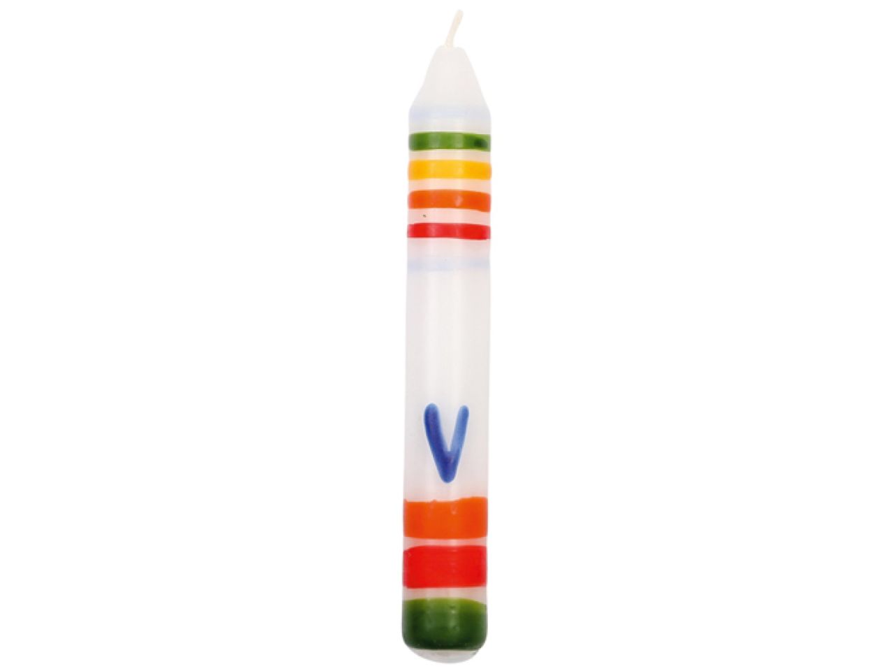Baumkerze Buchstabe V