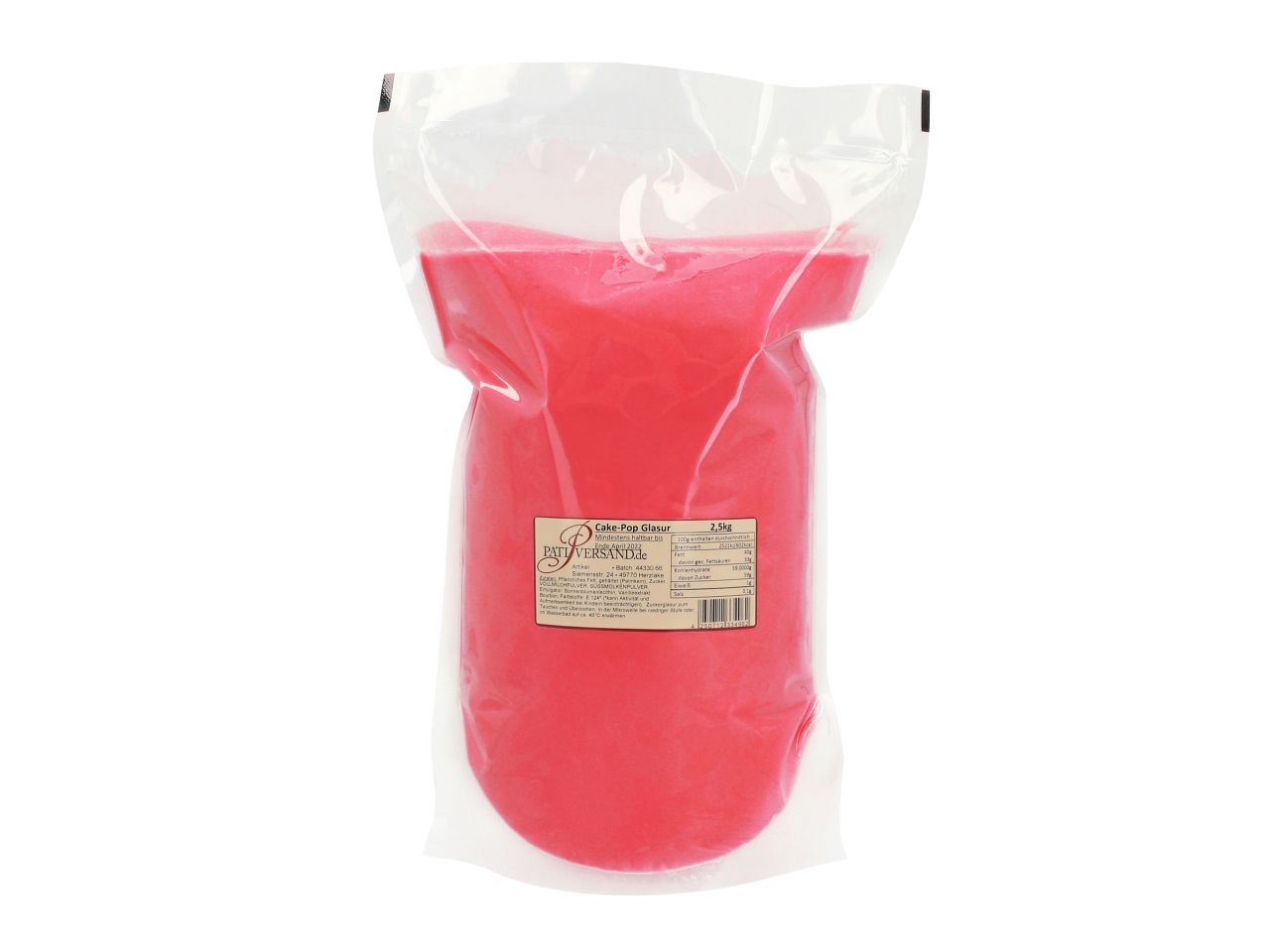 Cake Pop-Glasur Karminrot, Rot, 2.500 g