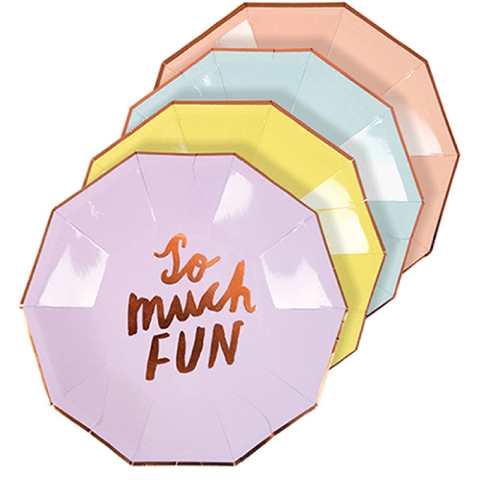 Meri Meri Teller Fun, 8 Stück