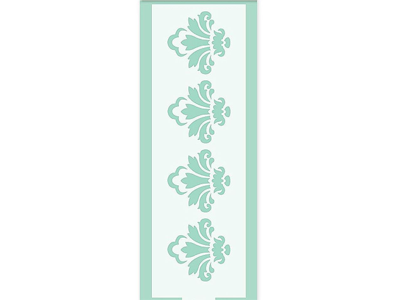 Tortendeko Schablone Damask 22x6 cm