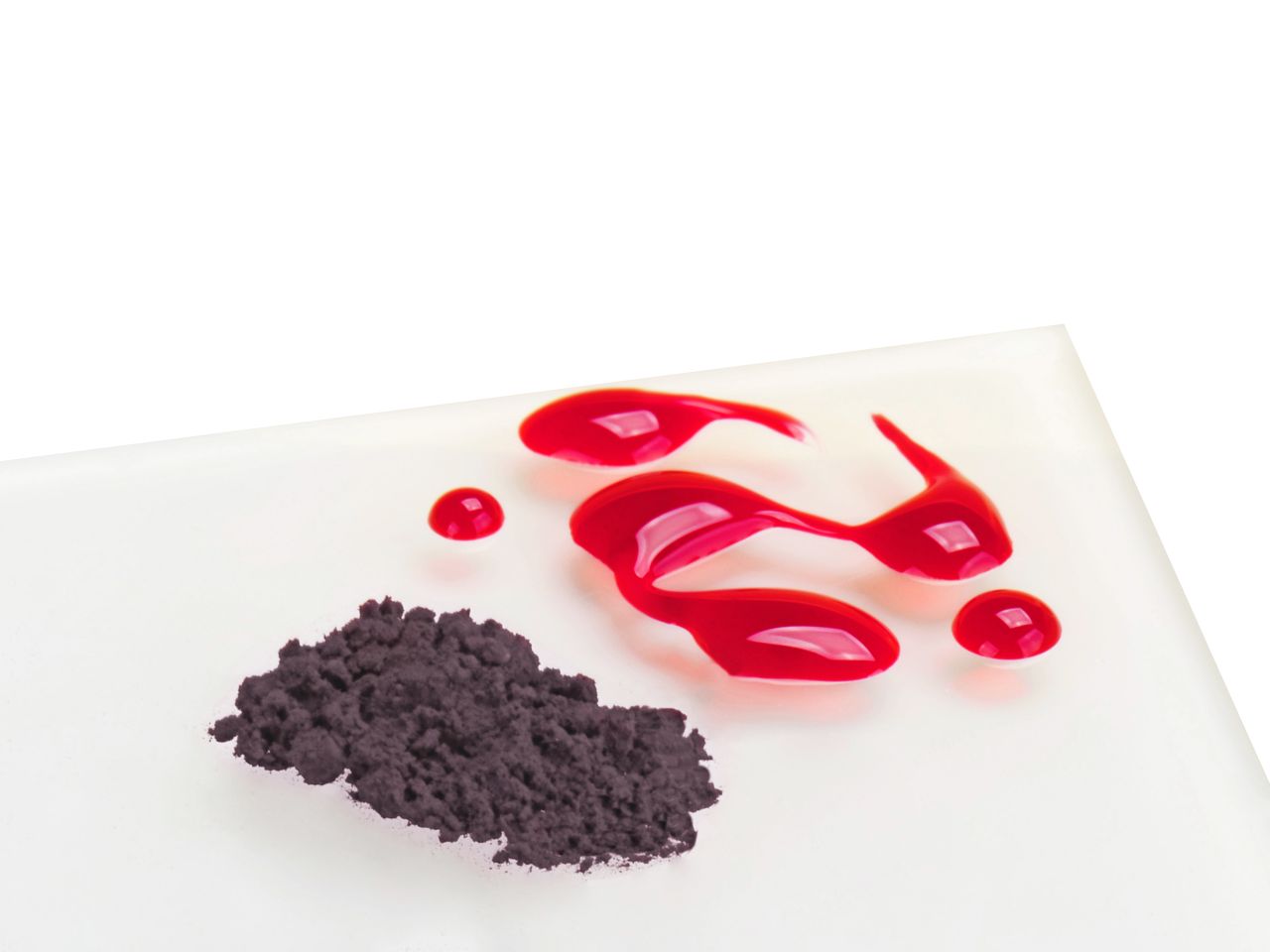 Natürliches Lebensmittelfarbpulver zum Durchfärben, rot, 20 g