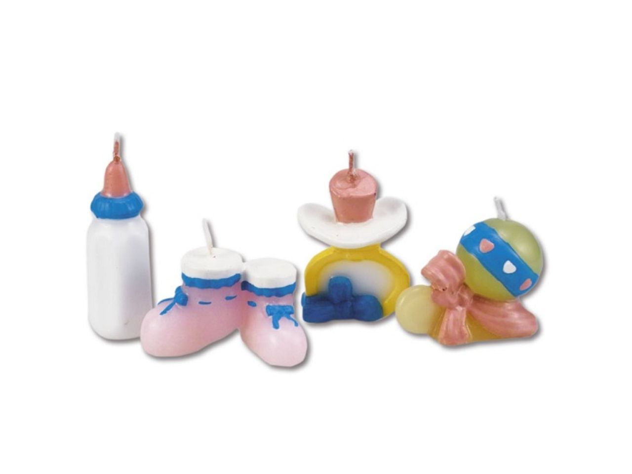 Geburtstagskerzen Baby, 4 teilig