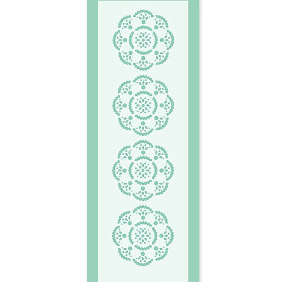 Schablone Rosace für Tortendeko 22x6 cm