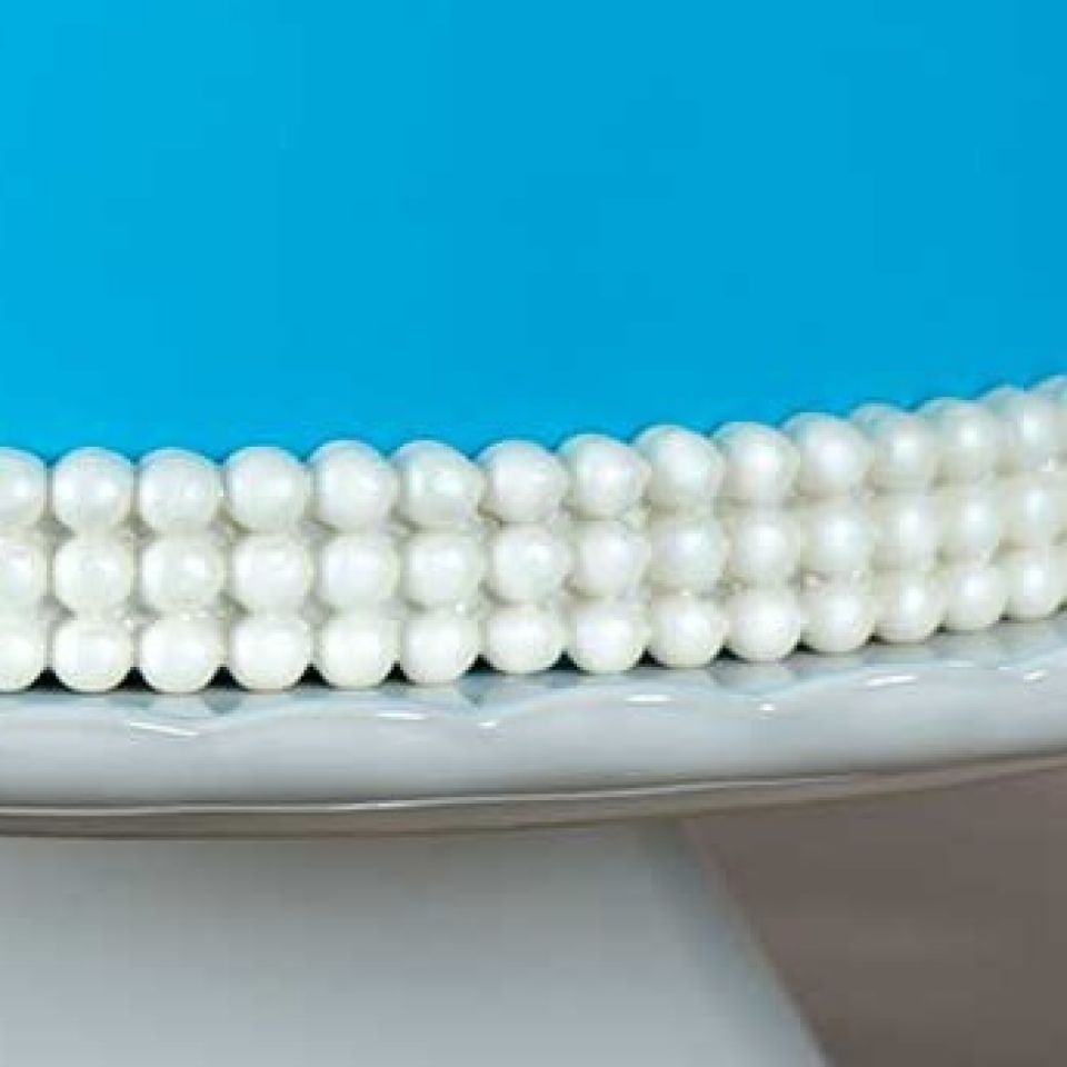 Marvelous Fondantform Bordüre Classic Perlen Rand 15,8x1,9 cm