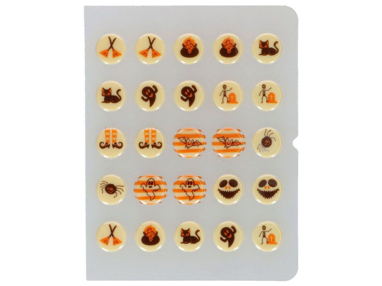 Funcakes Schokoladendekor Halloween 2cm 25 Stück
