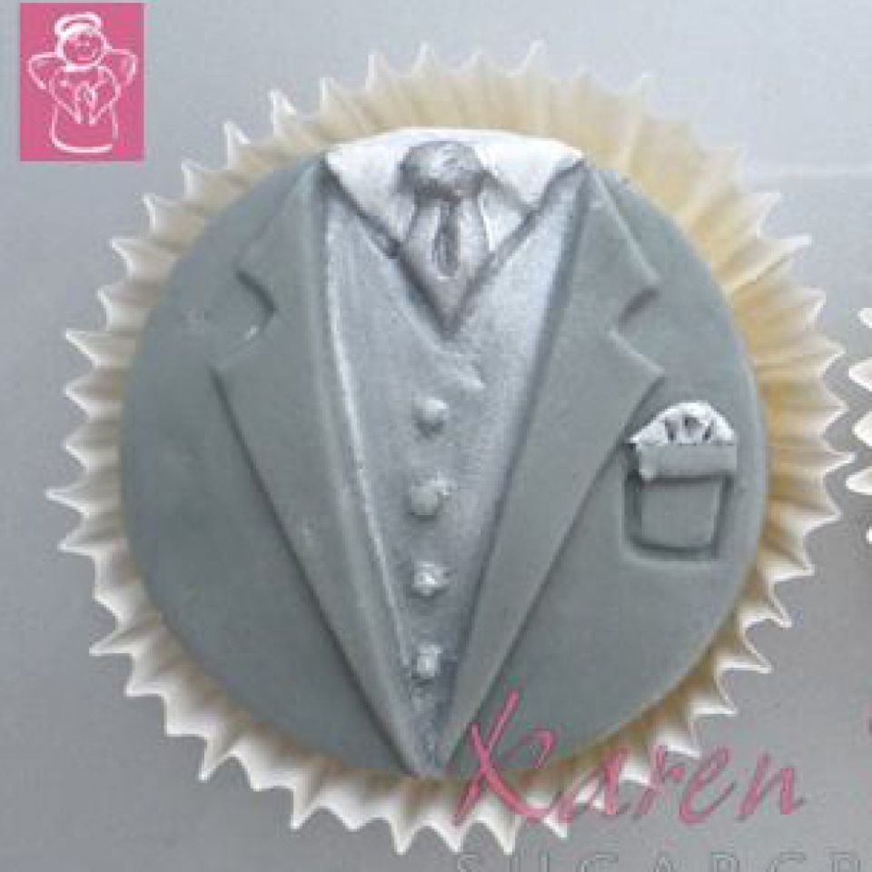 Karen Davies Fondantform Bride & Groom
