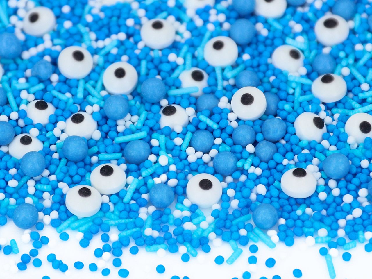 Sprinkles Blue Monster, blau-weiß, 80g