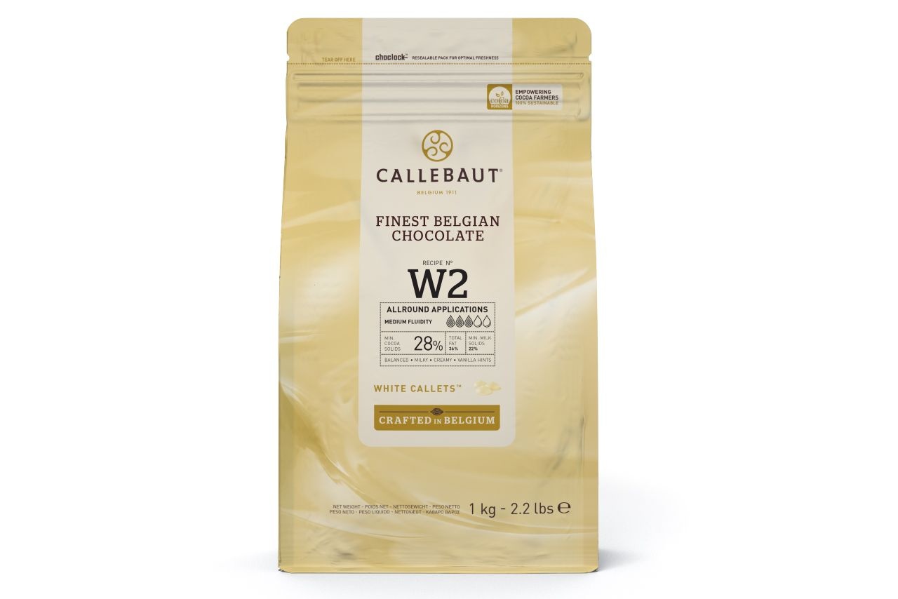 Callebaut W2 Weiße Schokolade 1kg