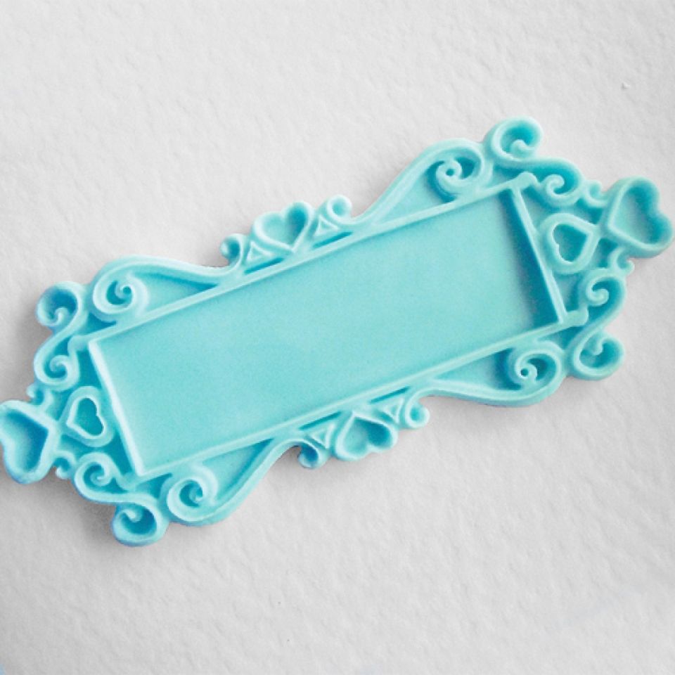 Fondantform Plaque, rechteck