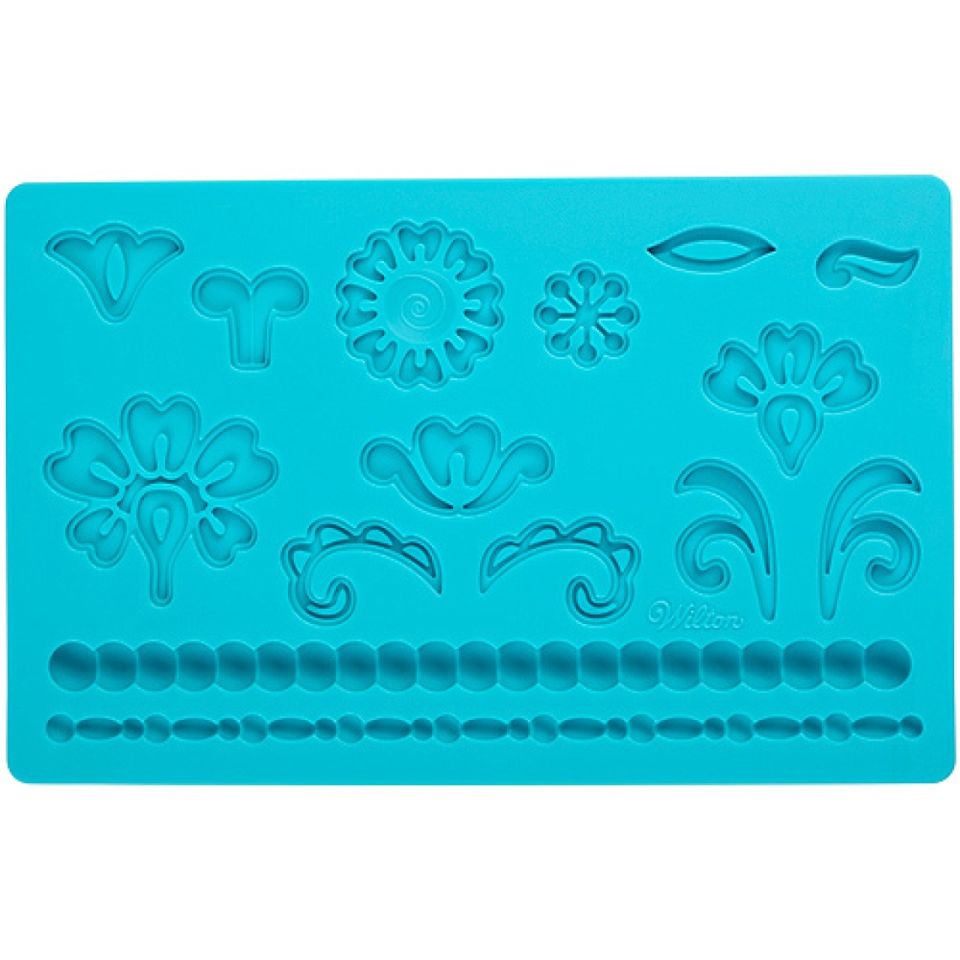 Wilton Fondantform Damask (Hochzeitstorte)