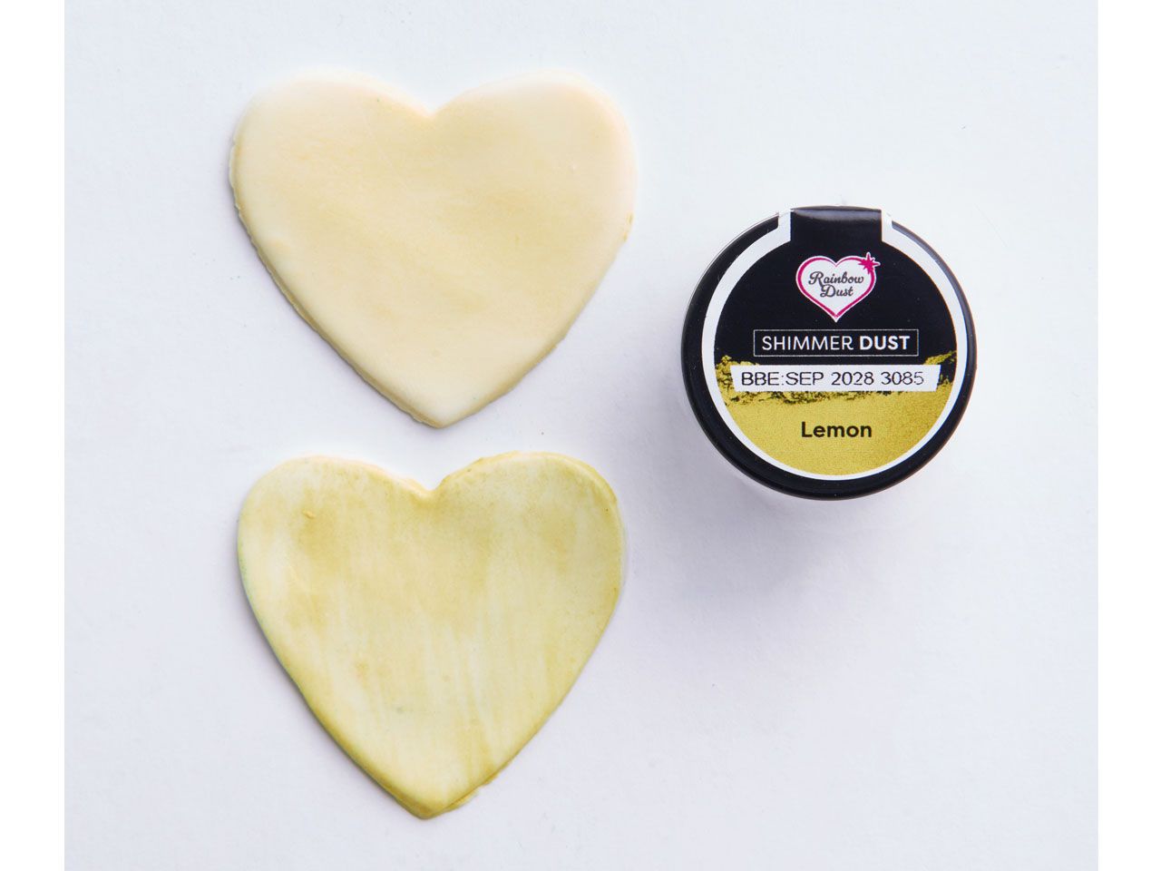 Rainbow Dust: Lebensmittelfarbpulver metallic Lemon 3g