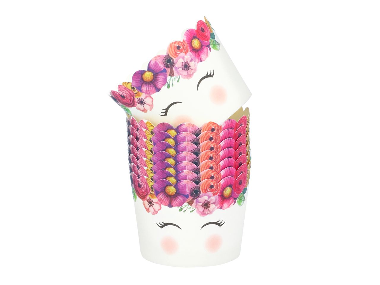 Cupcakes-Becher: Einhorn, 20 Stück à 50 x 42 mm