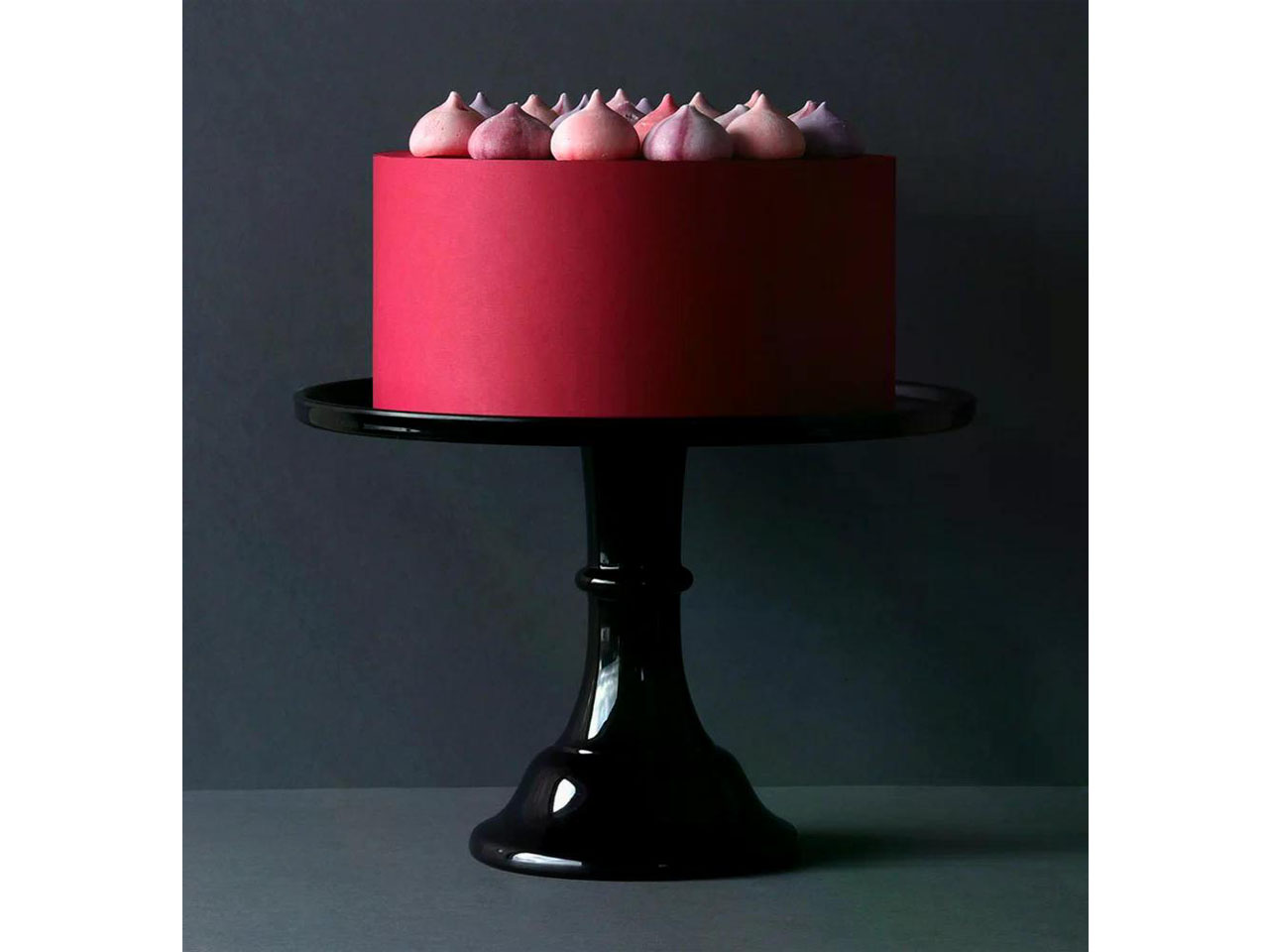 Tortenständer Modern Style 30cm schwarz