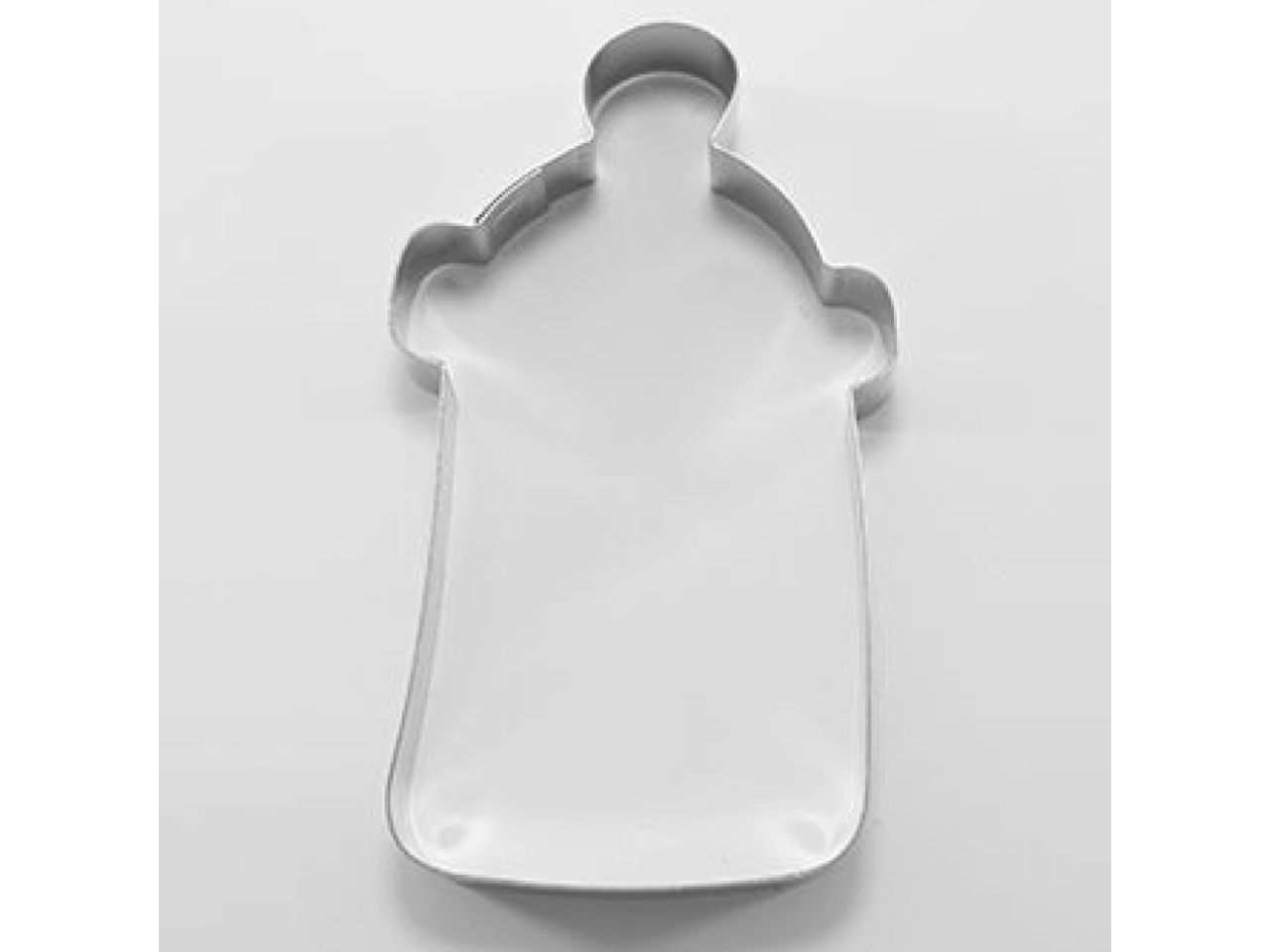 Plätzchen Ausstecher Babyflasche, 10x6 cm, Edelstahl