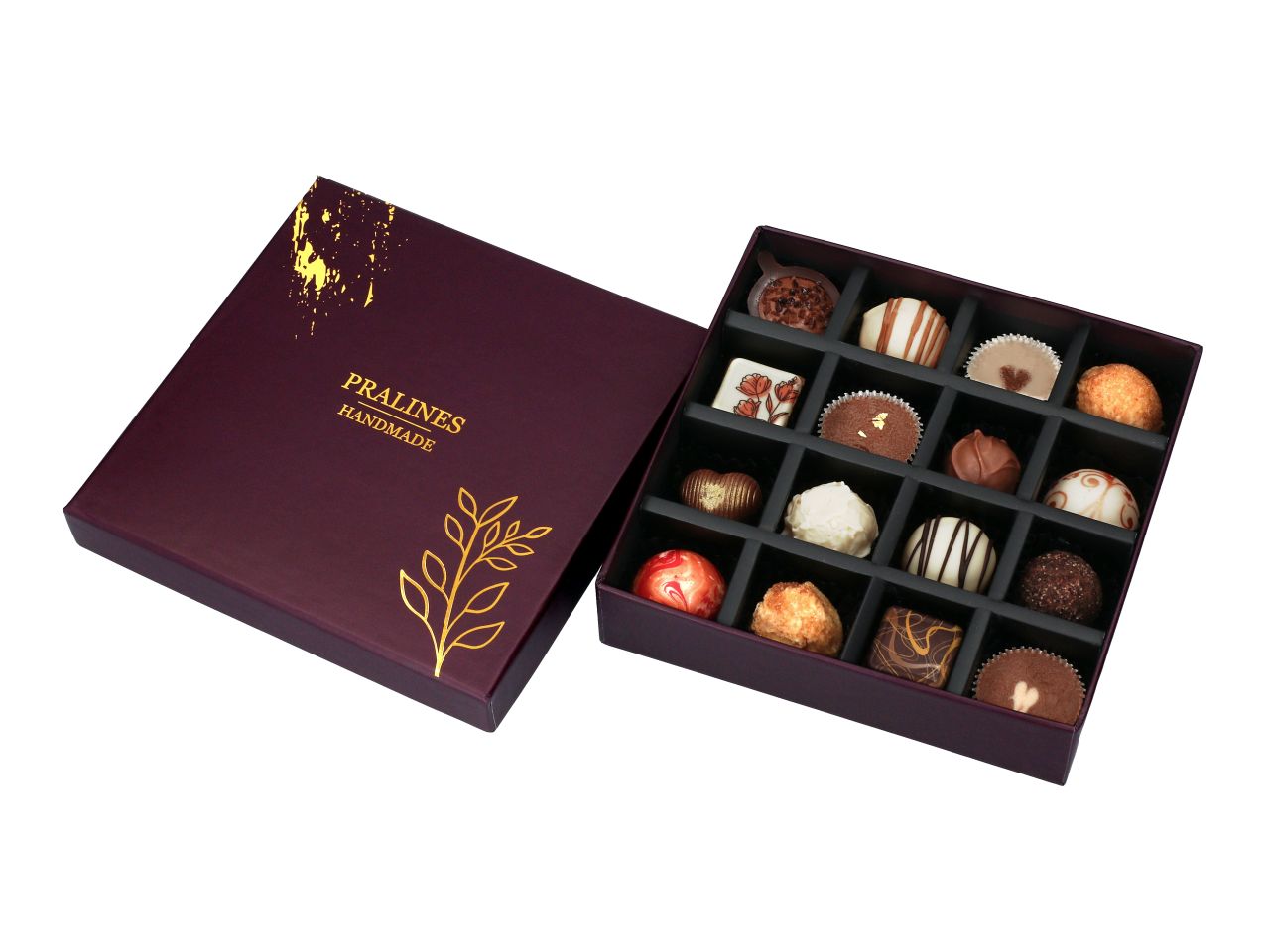 Chocolate Case Velvet Elegance für 16 Pralinen