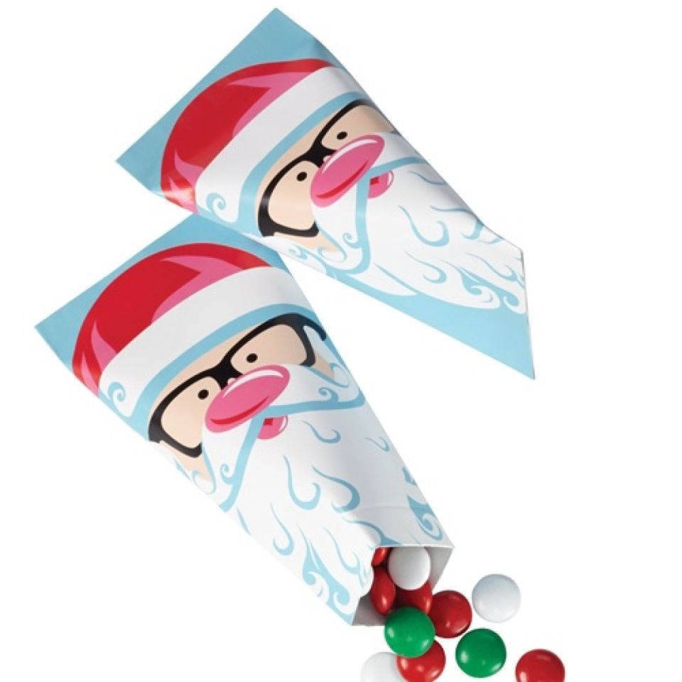 Wilton Geschenktüten Santa, 6 Stk, 6x11 cm