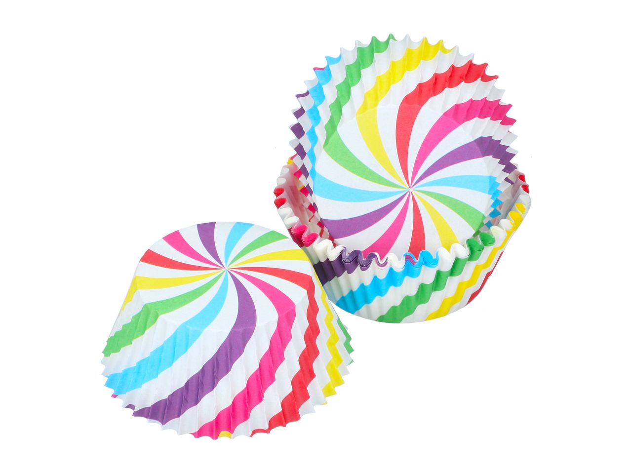 Muffinförmchen: Regenbogenfarben, 50 Stück à 50 x 32 mm
