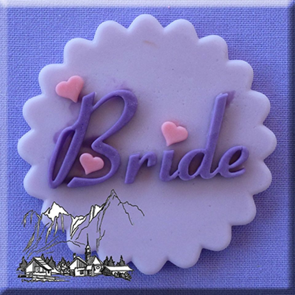Fondantform Braut