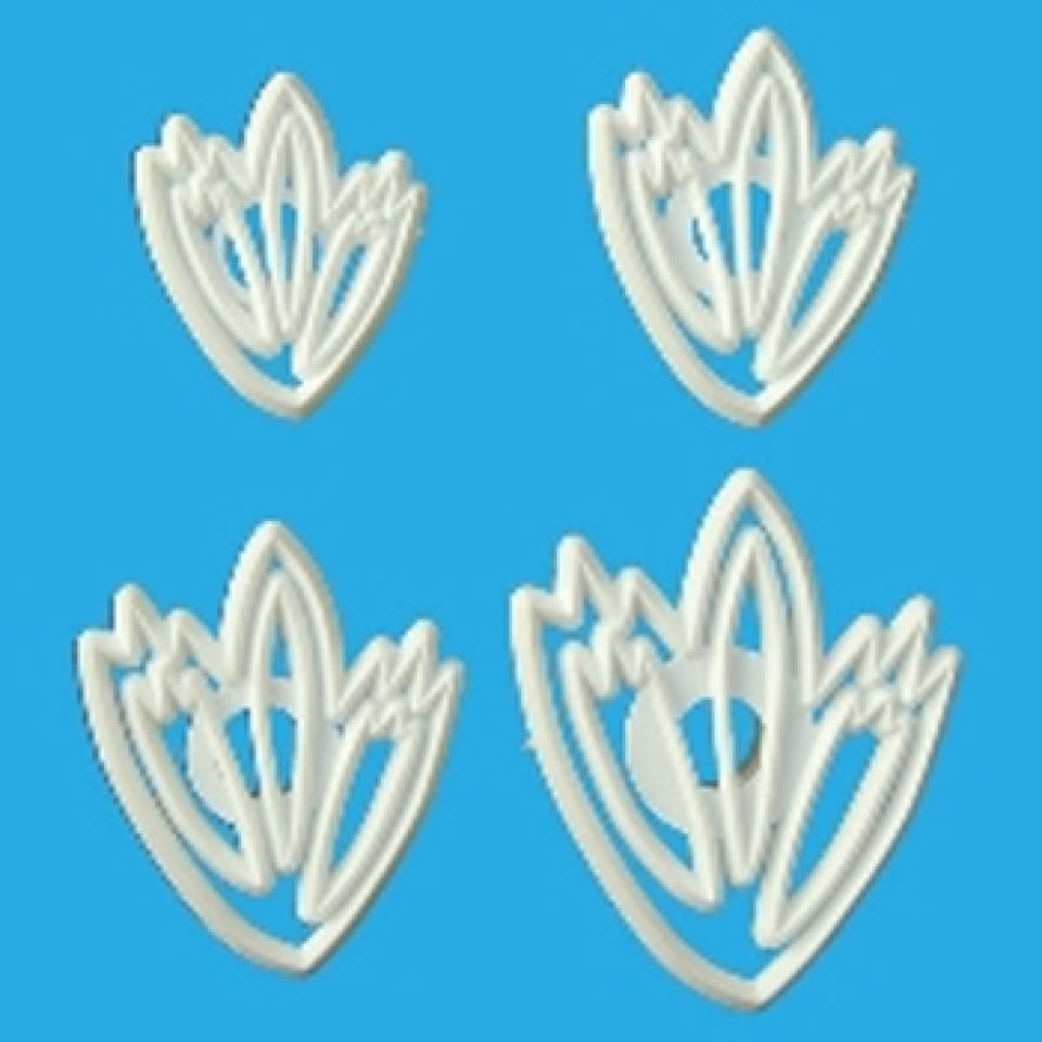 Orchard Produkt, Blatt, Lochstickerei, Spitzen-Ausstecher, 4er Set