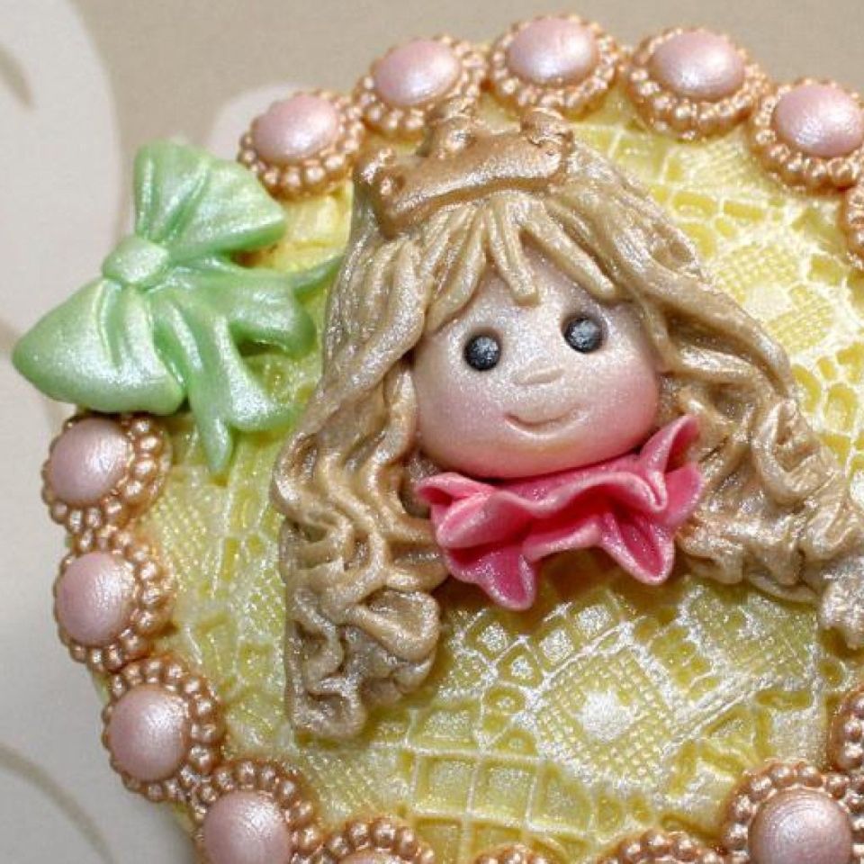 Fondantform Perlen-Bordüren, 1,3cm & 1 cm, 20cm lang