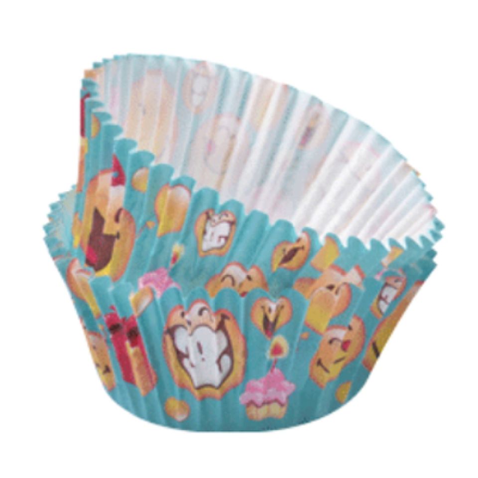 Muffinförmchen Smiley, 50 Stk. 5 cm