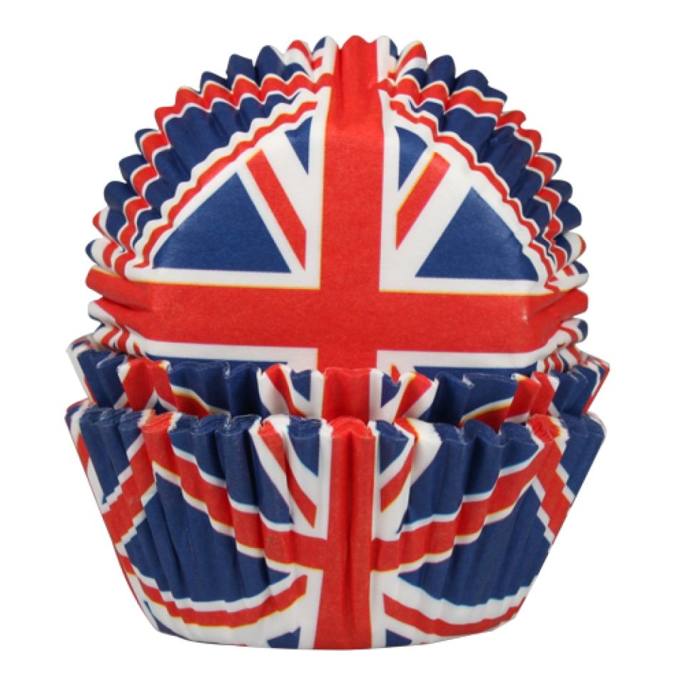 Muffinförmchen, Großbritannien, 50 Stck, 5,0 cm