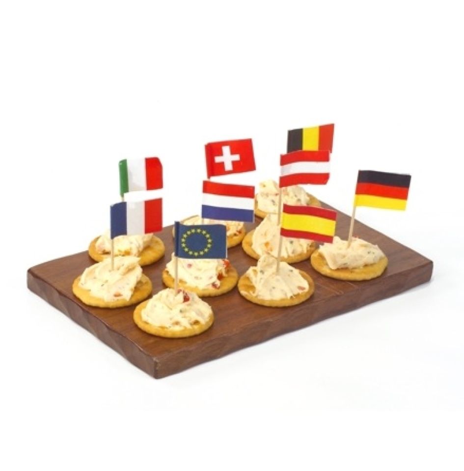 Cupcakes Picker Europa 50 Stk.
