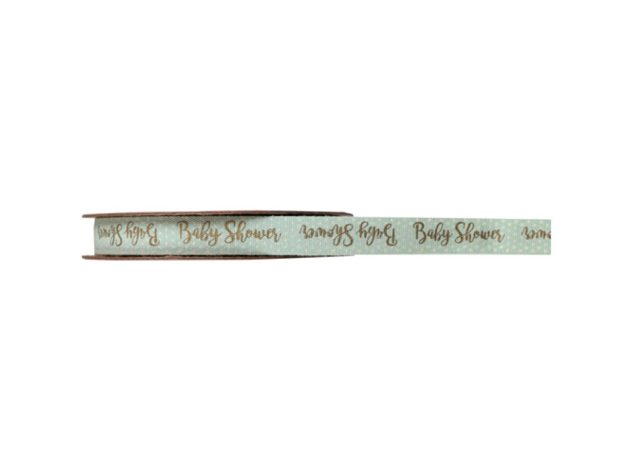 Geschenkband Babyshower, Minze