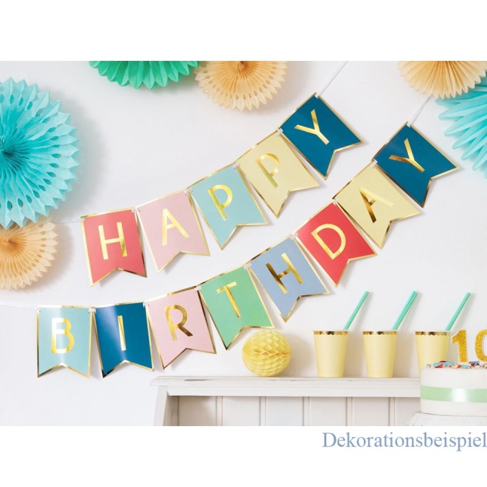 Girlande Happy Birthday