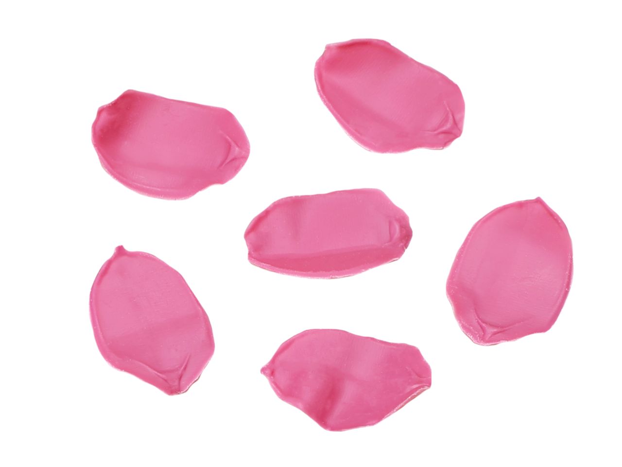 Schokoladenaufleger Rosenblütenblätter rosa 150 Stück