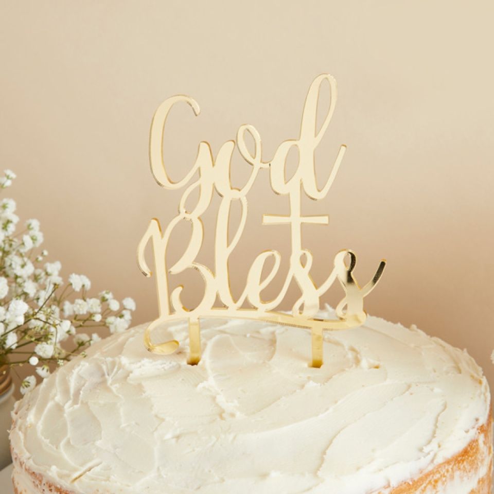 Torten-Topper God Bless