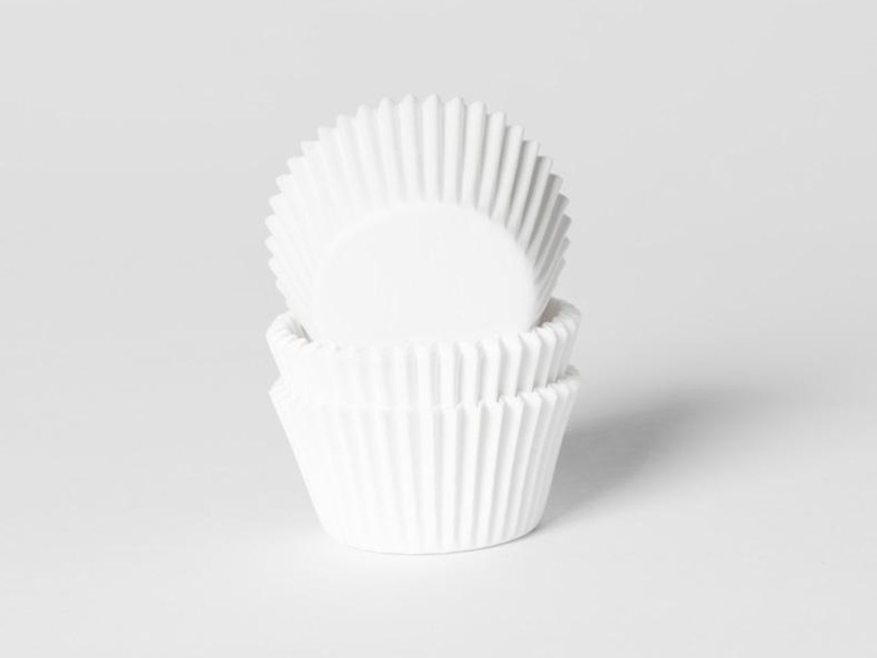 Mini-Muffinförmchen weiß 60 Stück