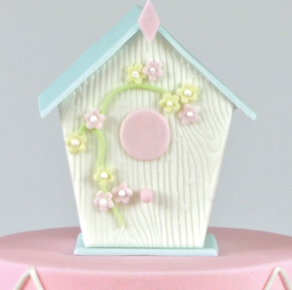 FMM Ausstecher für Fondant & Blütenpaste Set Vogelhaus, 4 Stk.