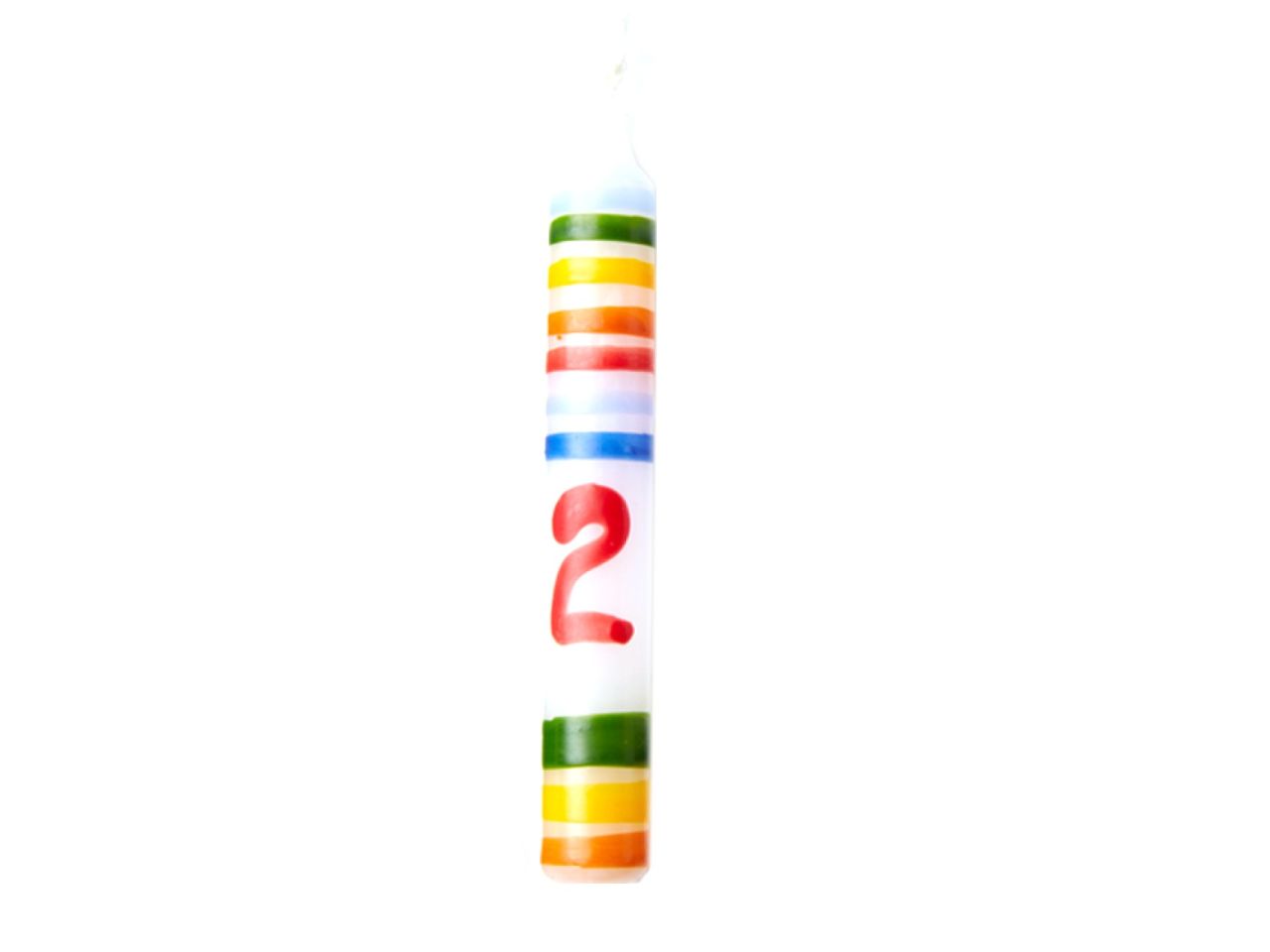 Baumkerze mit Ziffer 2,10 cm