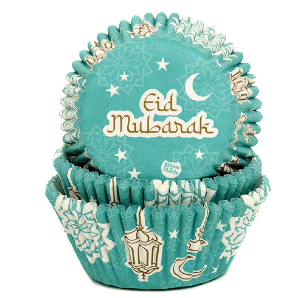 Muffinförmchen Eid Mubarak