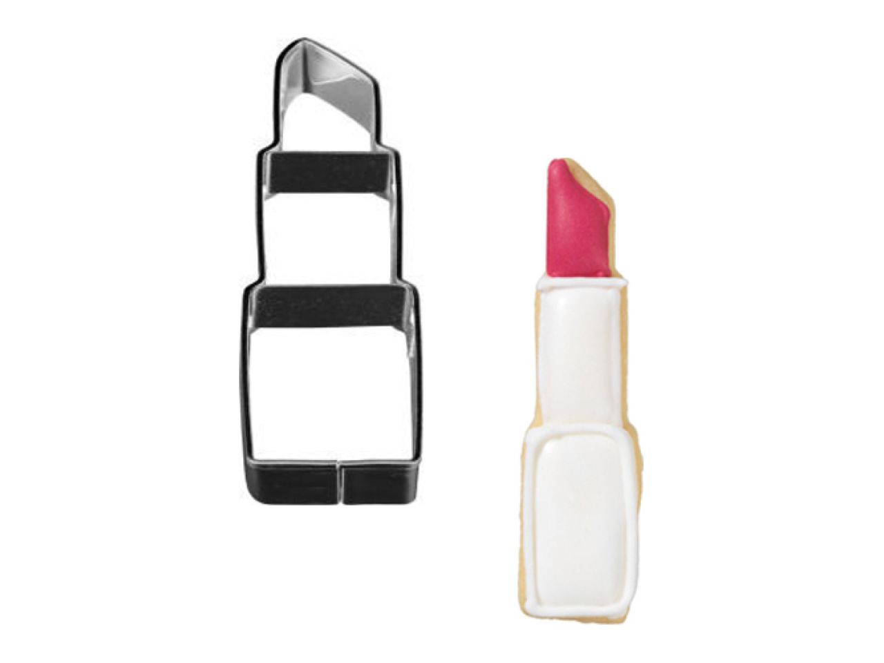 Plätzchen Ausstecher Lippenstift, 6,5 cm