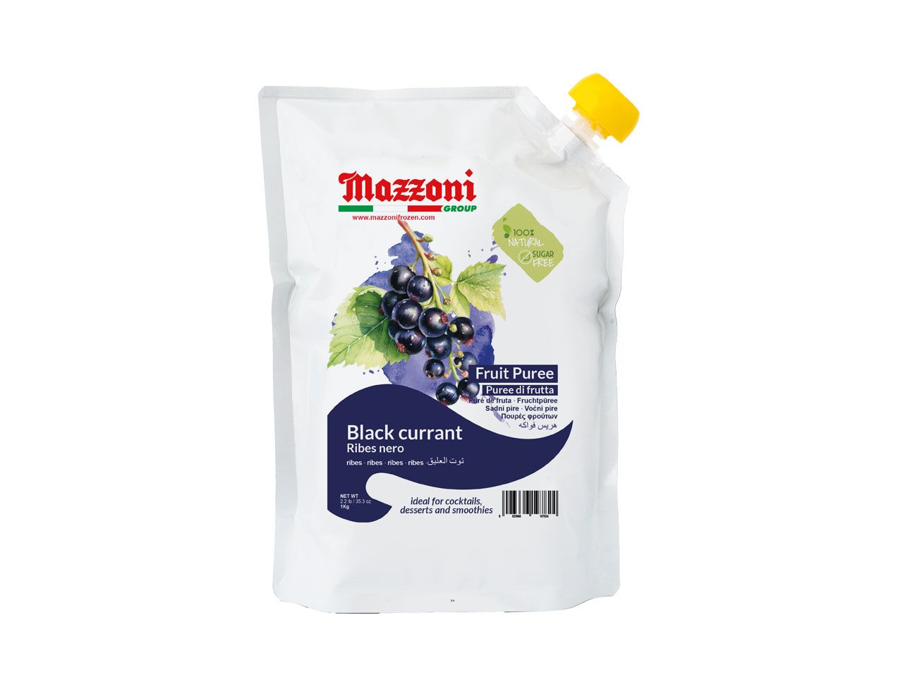Fruchtpüree Schwarze Johannisbeere - Cassis 1kg