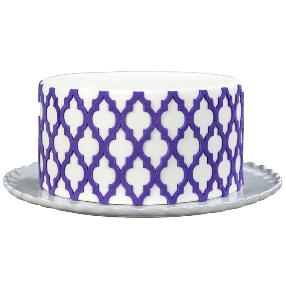 Silikonform Moroccan Lattice, ca. 9 cm