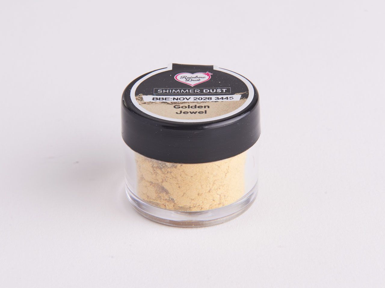 Rainbow Dust: Lebensmittelfarbpulver metallic Golden Jewel 3g
