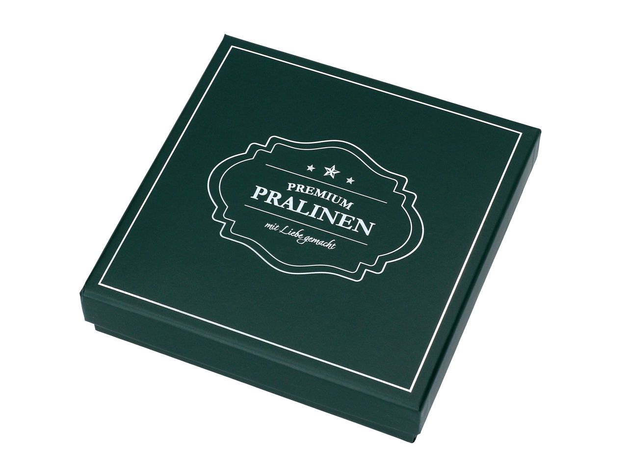 Chocolate Case Vintage Green für 16 Pralinen