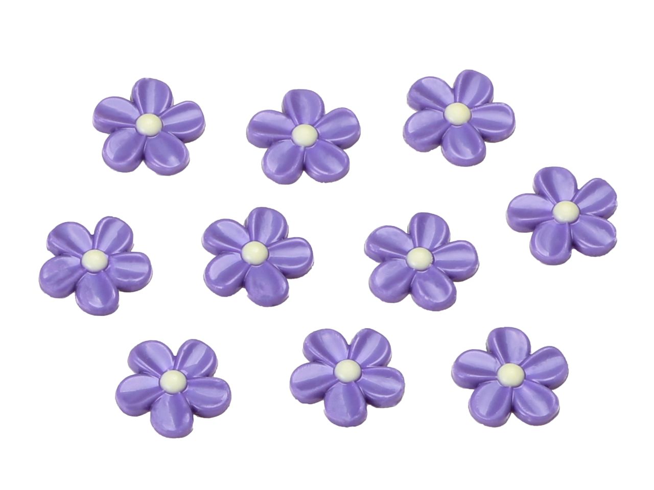Schokoladenaufleger Veilchen violett 120 Stück
