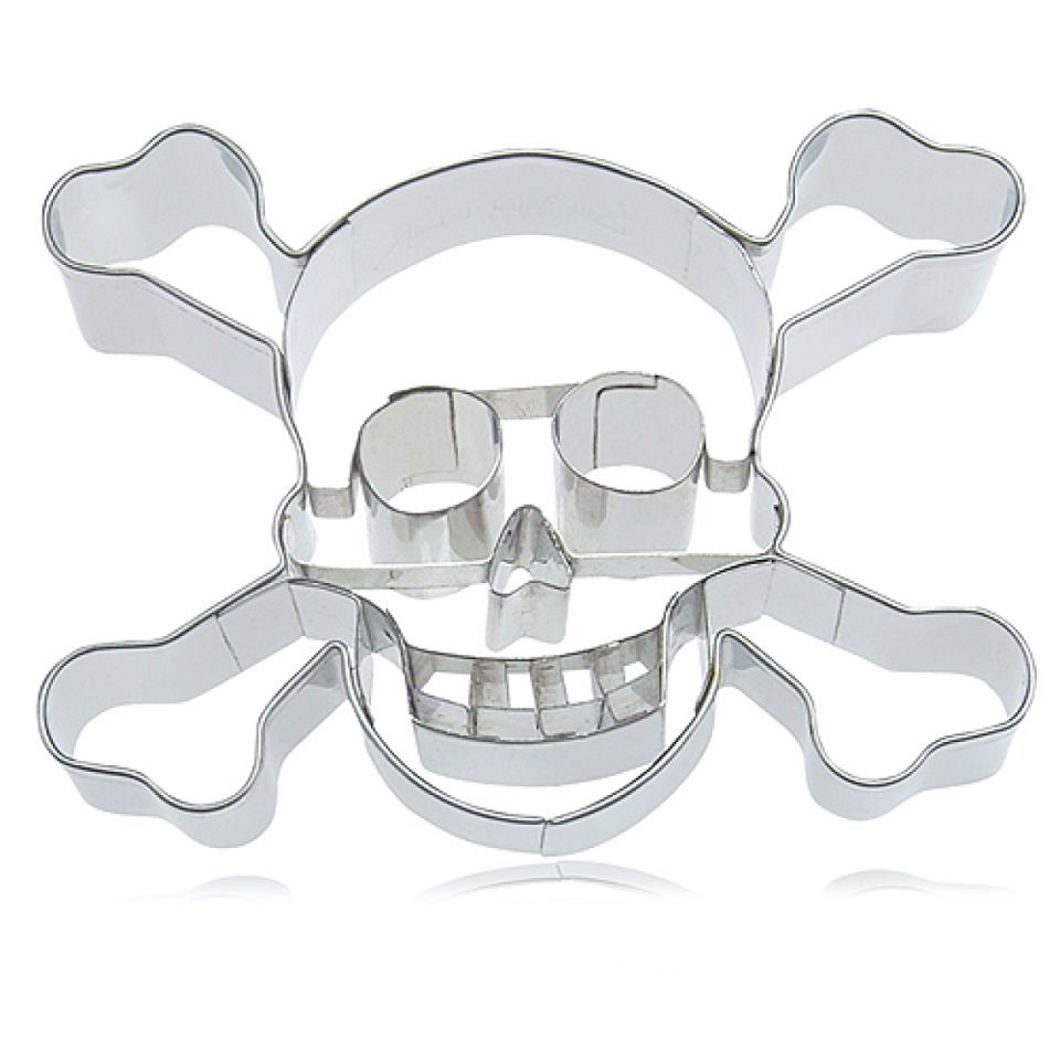 Plätzchen Ausstecher Totenkopf 9cm