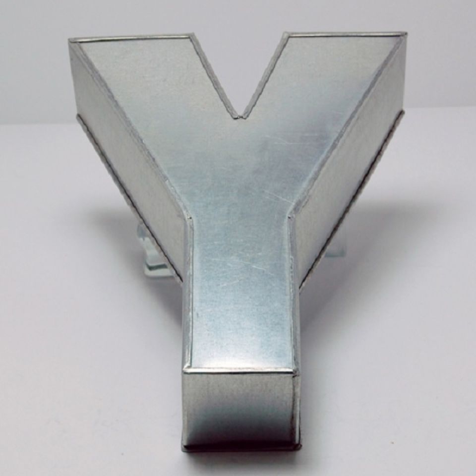 Backform Buchstabe Y, ca. 25,5x20,5x6,5 cm