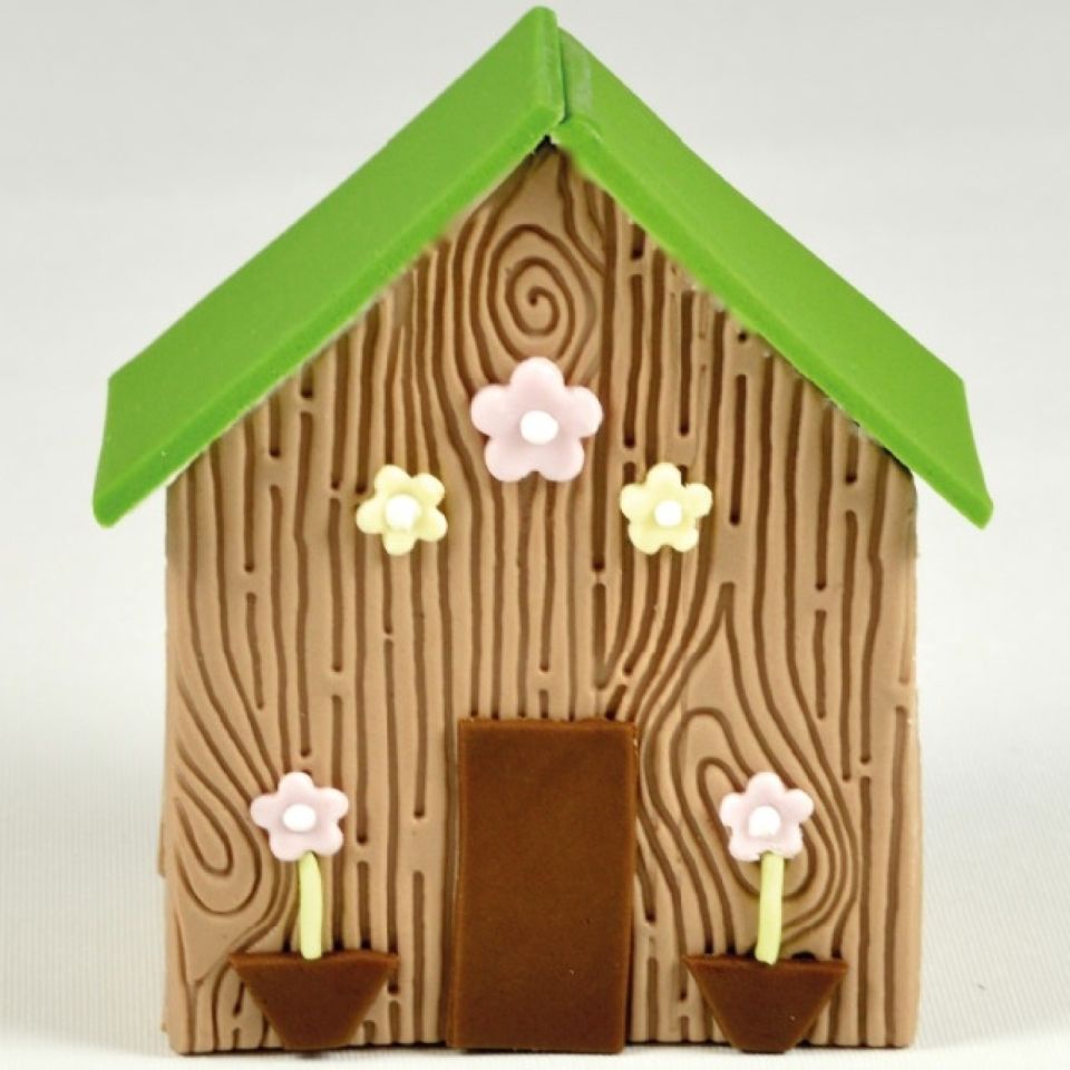 FMM Ausstecher für Fondant & Blütenpaste Set Vogelhaus, 4 Stk.